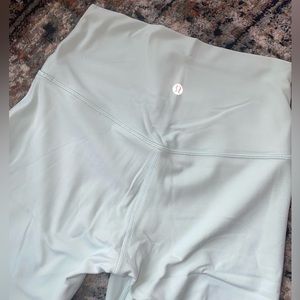 Lulu Lemon Align Leggings 7/8 length- mint green, worn once. Great condition.